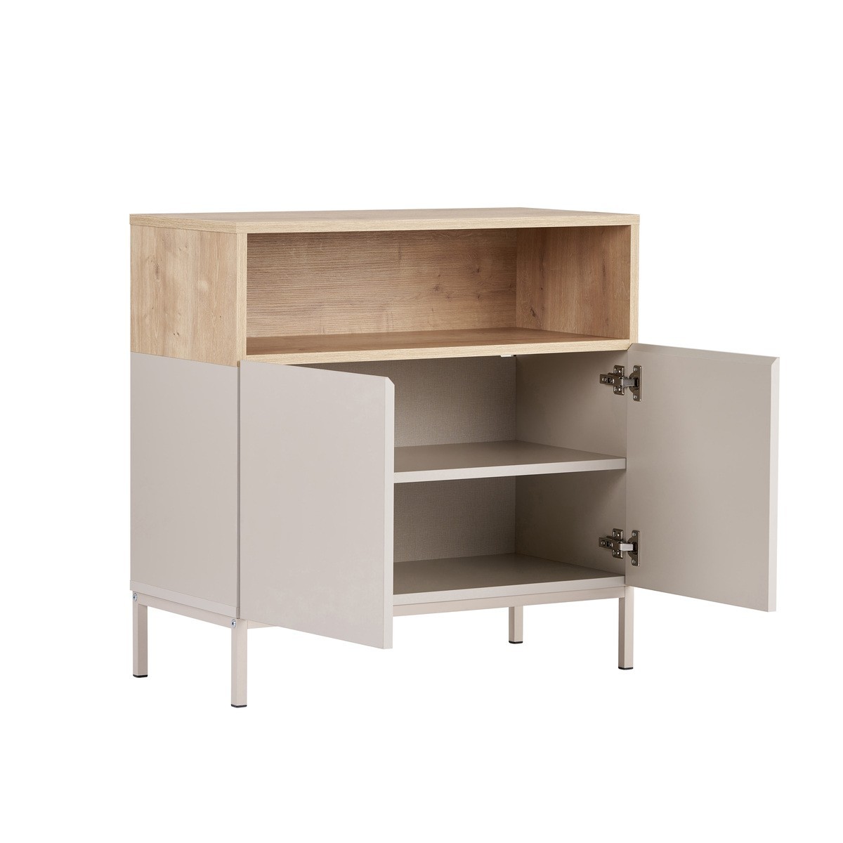 Petit buffet 2 portes 1 niche - OLIVER cashmere, CALICOSY