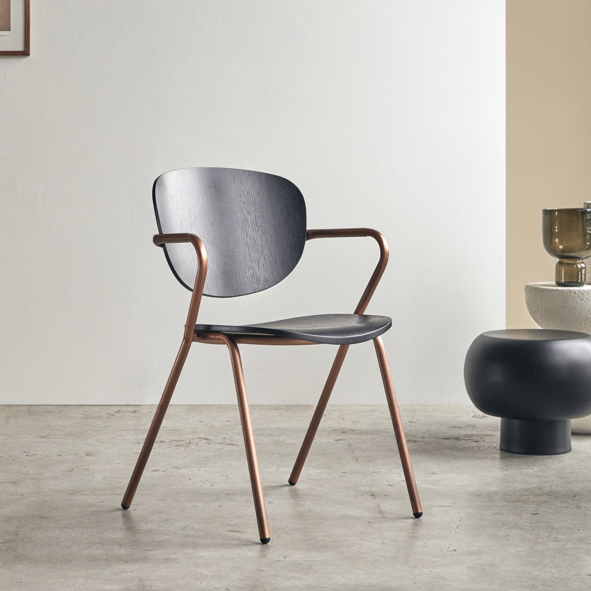 Chaise en Chêne, ADA noir, TIKAMOON