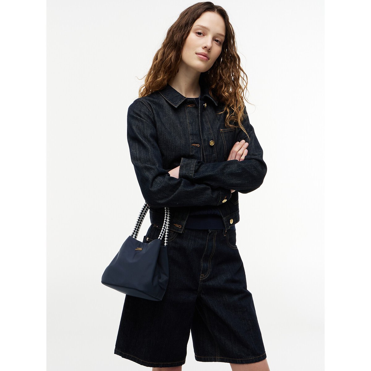 Sac en toile, MARINA BUCKET marine, TOMMY HILFIGER