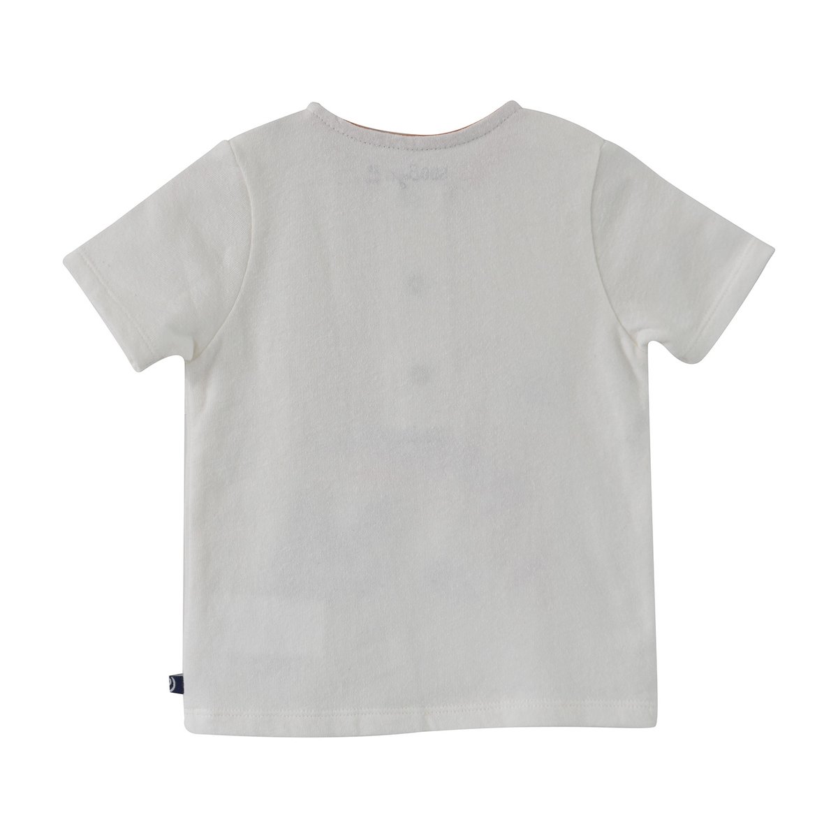 Tee shirt blanc emir beige, SUCRE D'ORGE