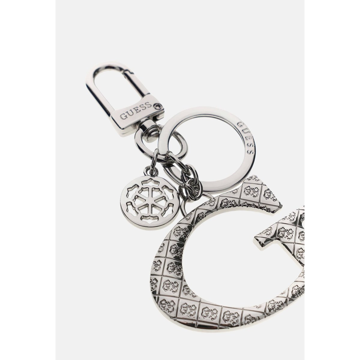 Porte-Clés Logo argent, GUESS