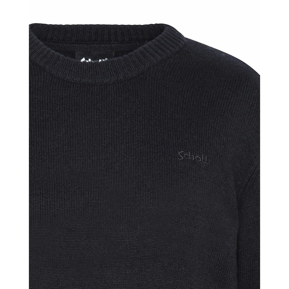 Pull col rond Lance1 noir, SCHOTT