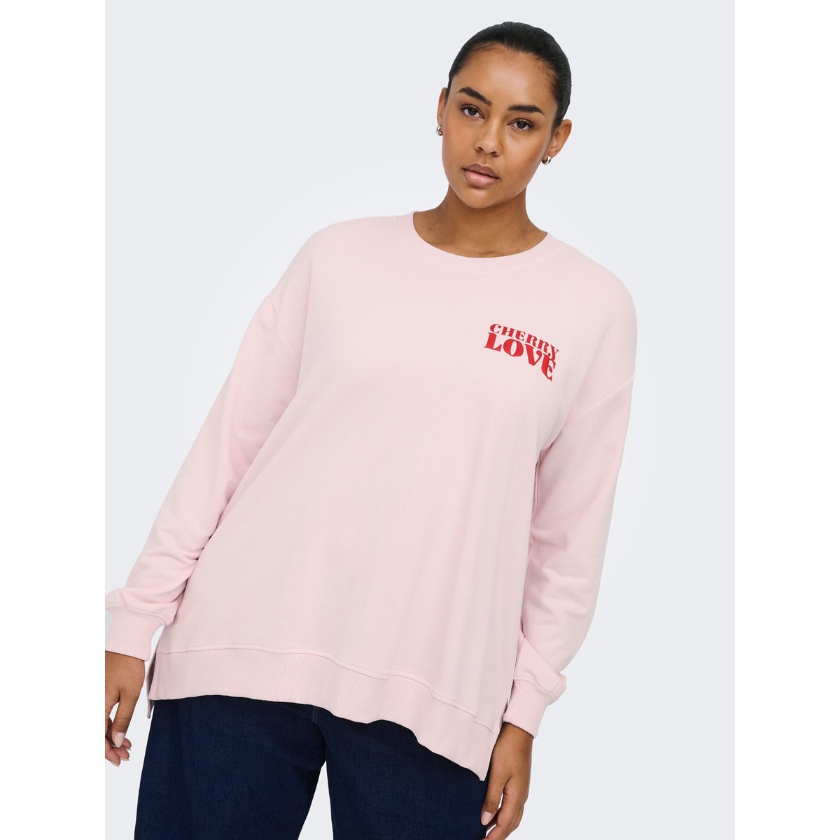 Sweat-Shirt violette - pale lilac, ONLY CARMAKOMA