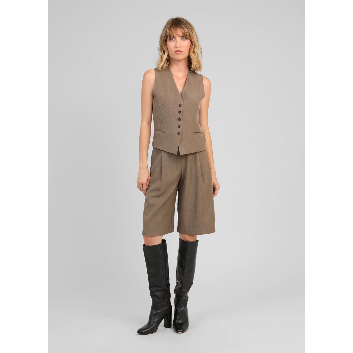 Veste ZALY taupe, AN'GE
