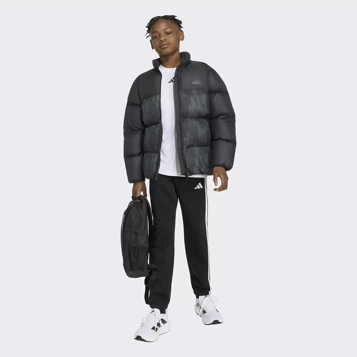 Doudoune sans capuche, imprimé camouflage noir, ADIDAS SPORTSWEAR