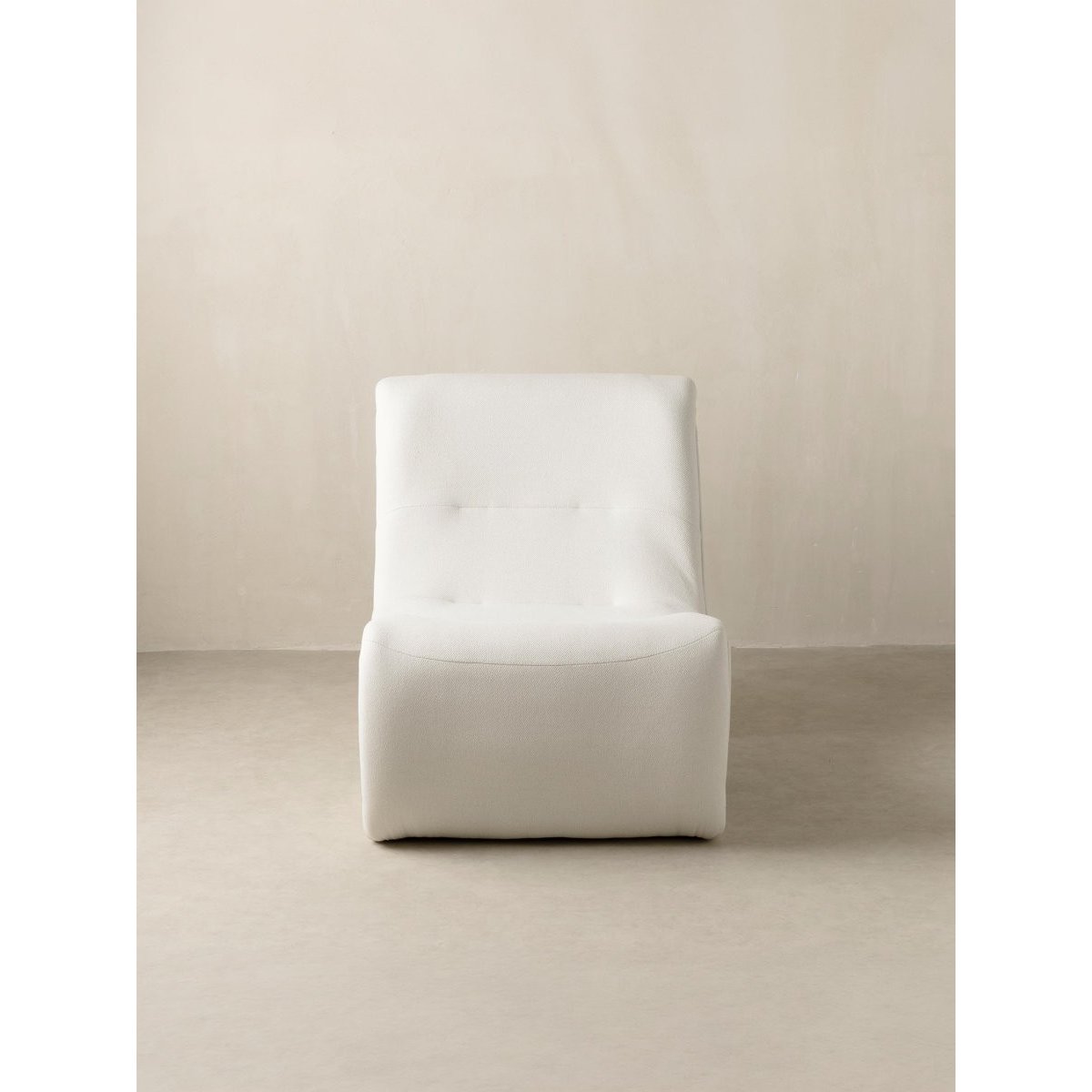 Fauteuil Rembourrée - LYLE blanc, KENAY