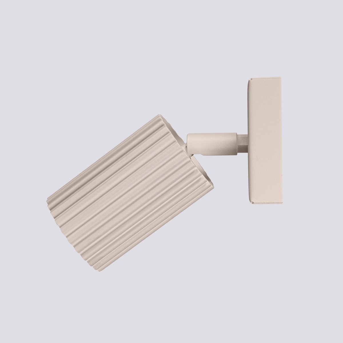 Applique Aluminium Taupe GU10 1 Karbon marron, EDEN