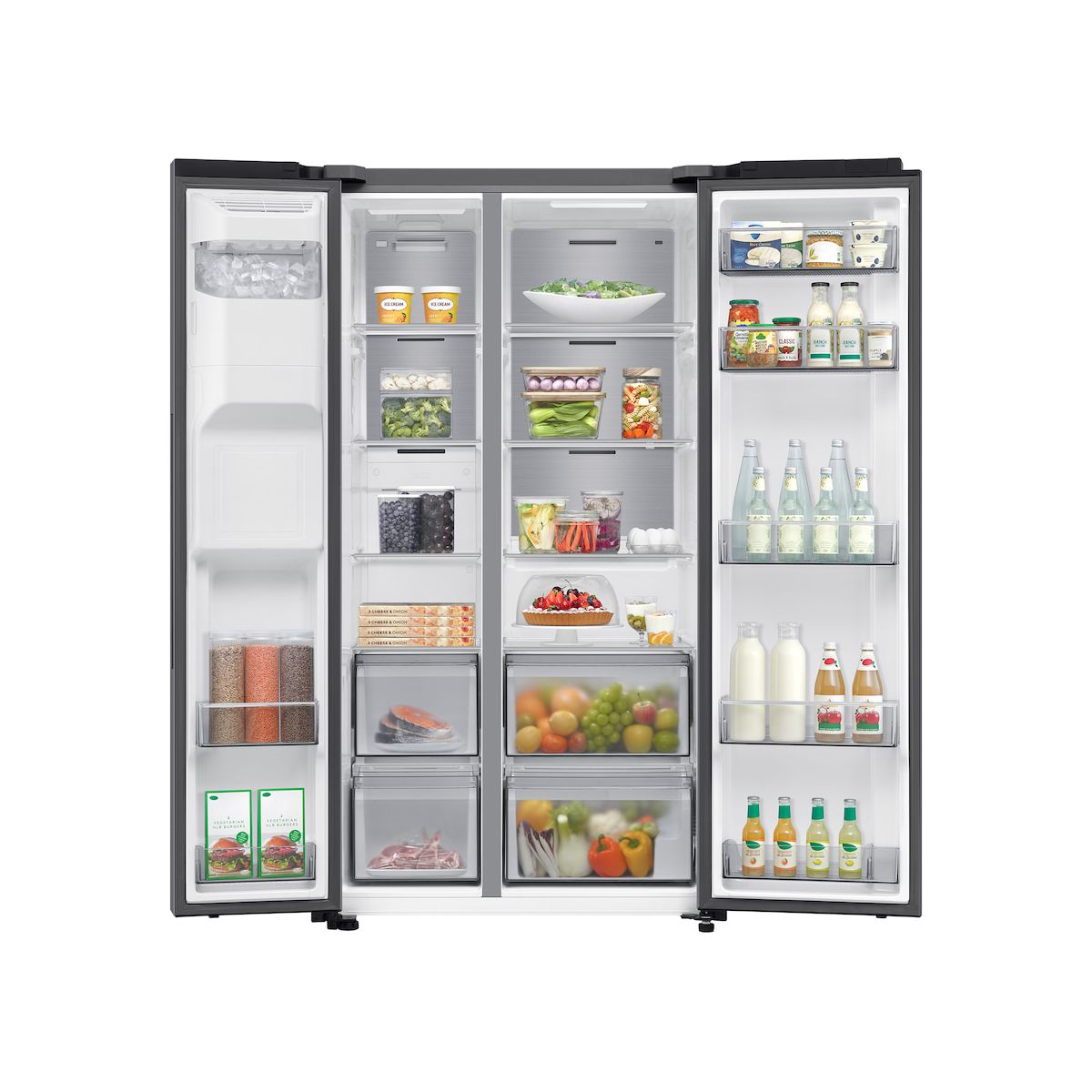 Réfrigérateur Américain RS70F64KDT couleur unique, SAMSUNG