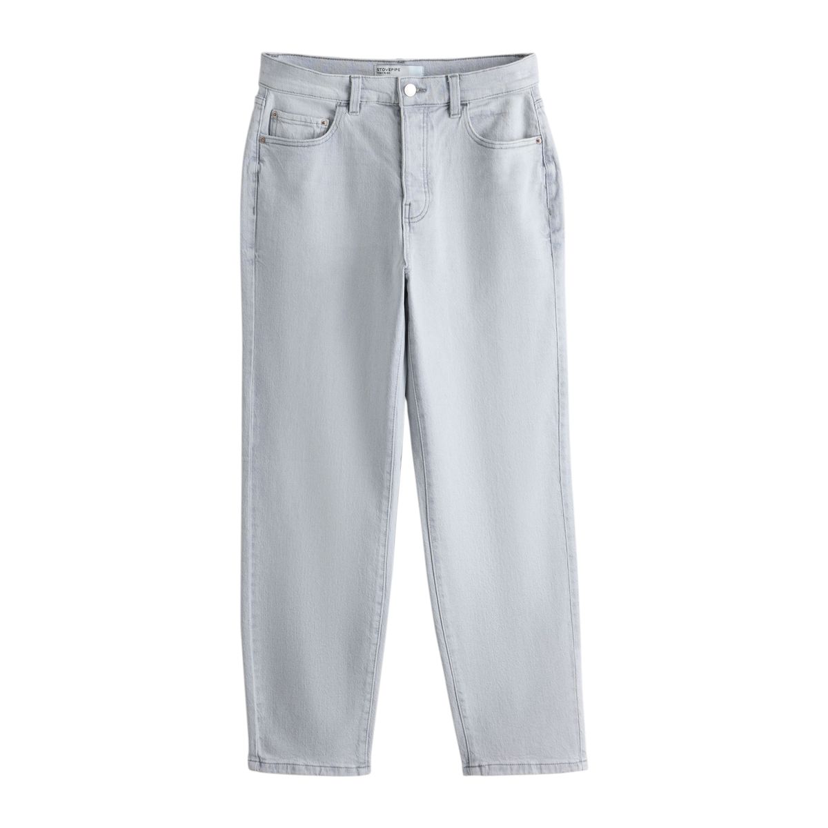 Jean droit stovepipe gris clair, NEXT