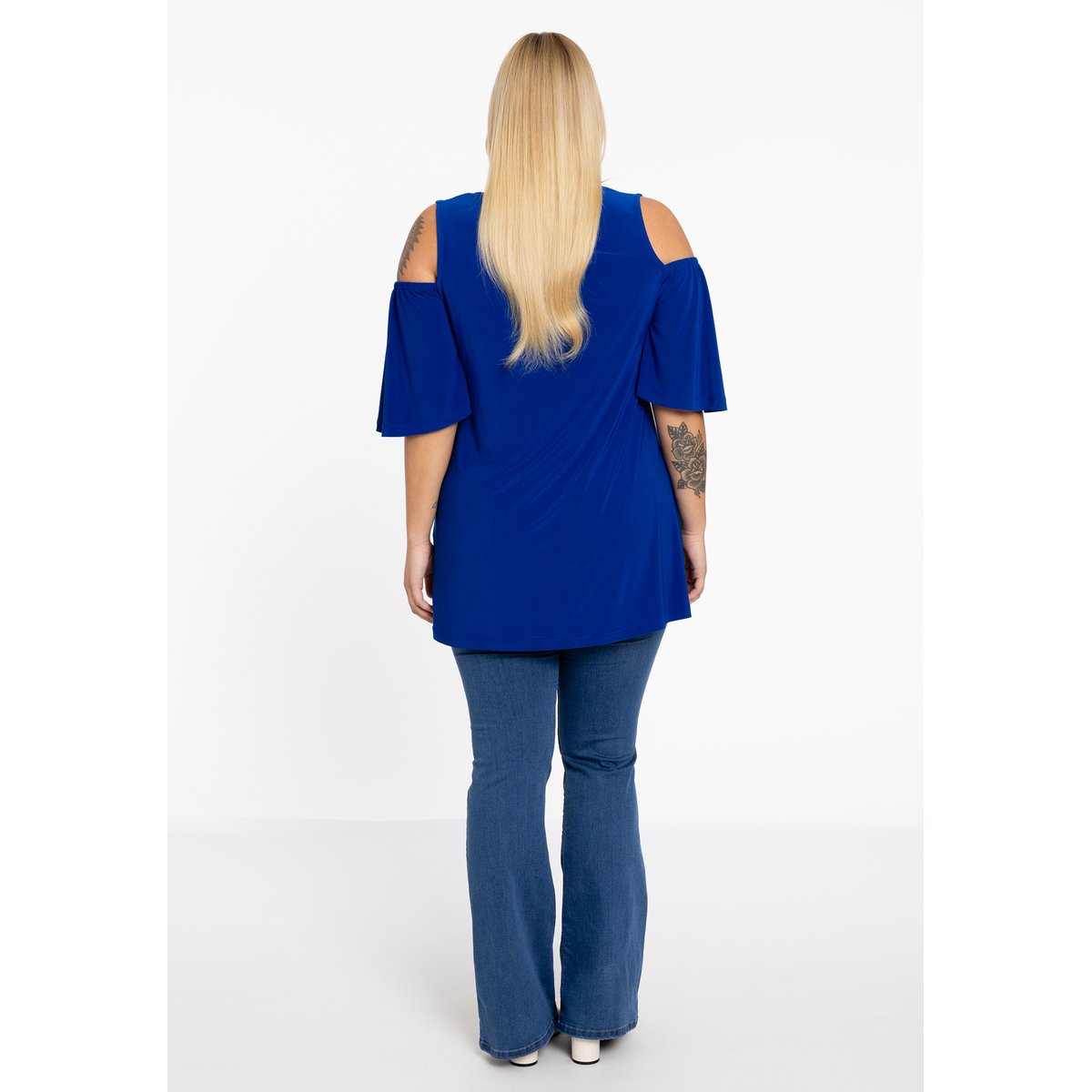 Tunique avec découpe indigo, YOEK