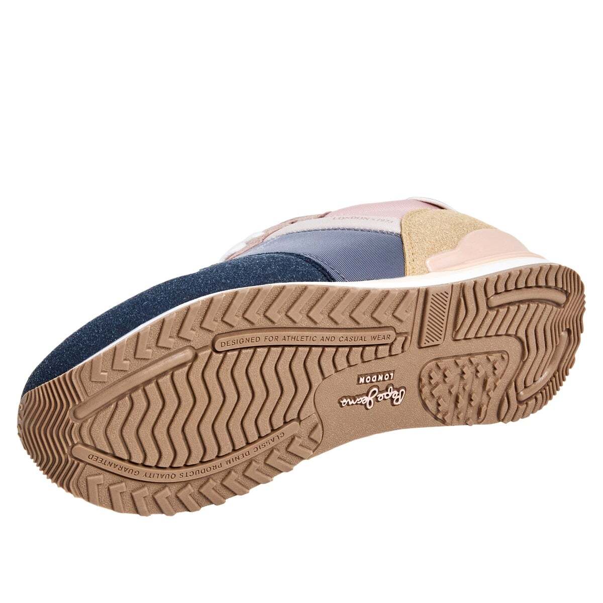Baskets Combinées bleu jean foncé, PEPE JEANS