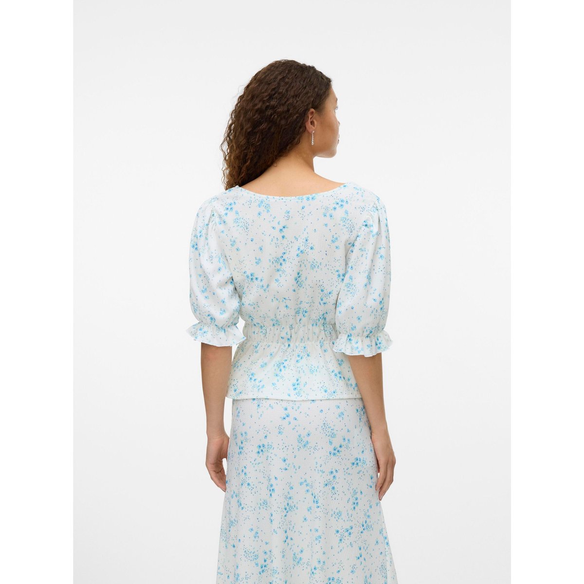 Top Peplum snow white, VERO MODA