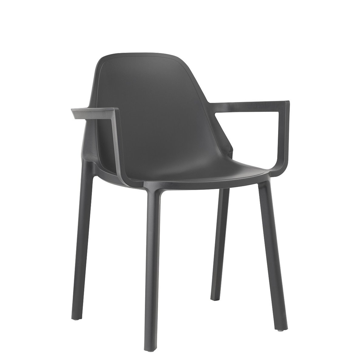 Fauteuil design, italien, PIU gris, SCAB DESIGN