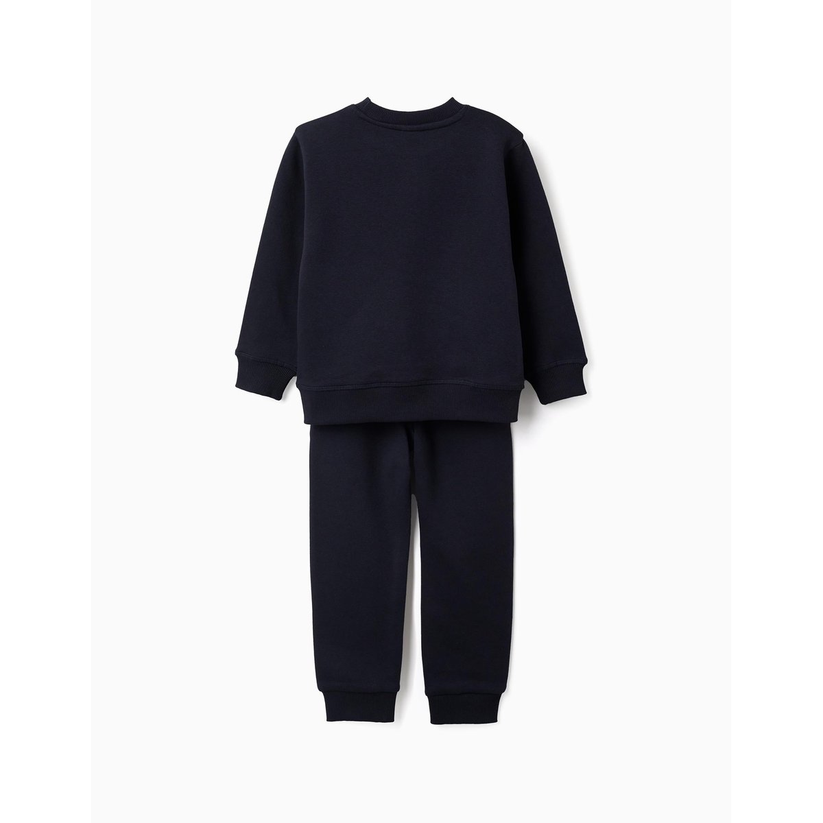 Ensemble de jogging en coton peigné avec imprimé Creative bleu foncé, ZIPPY