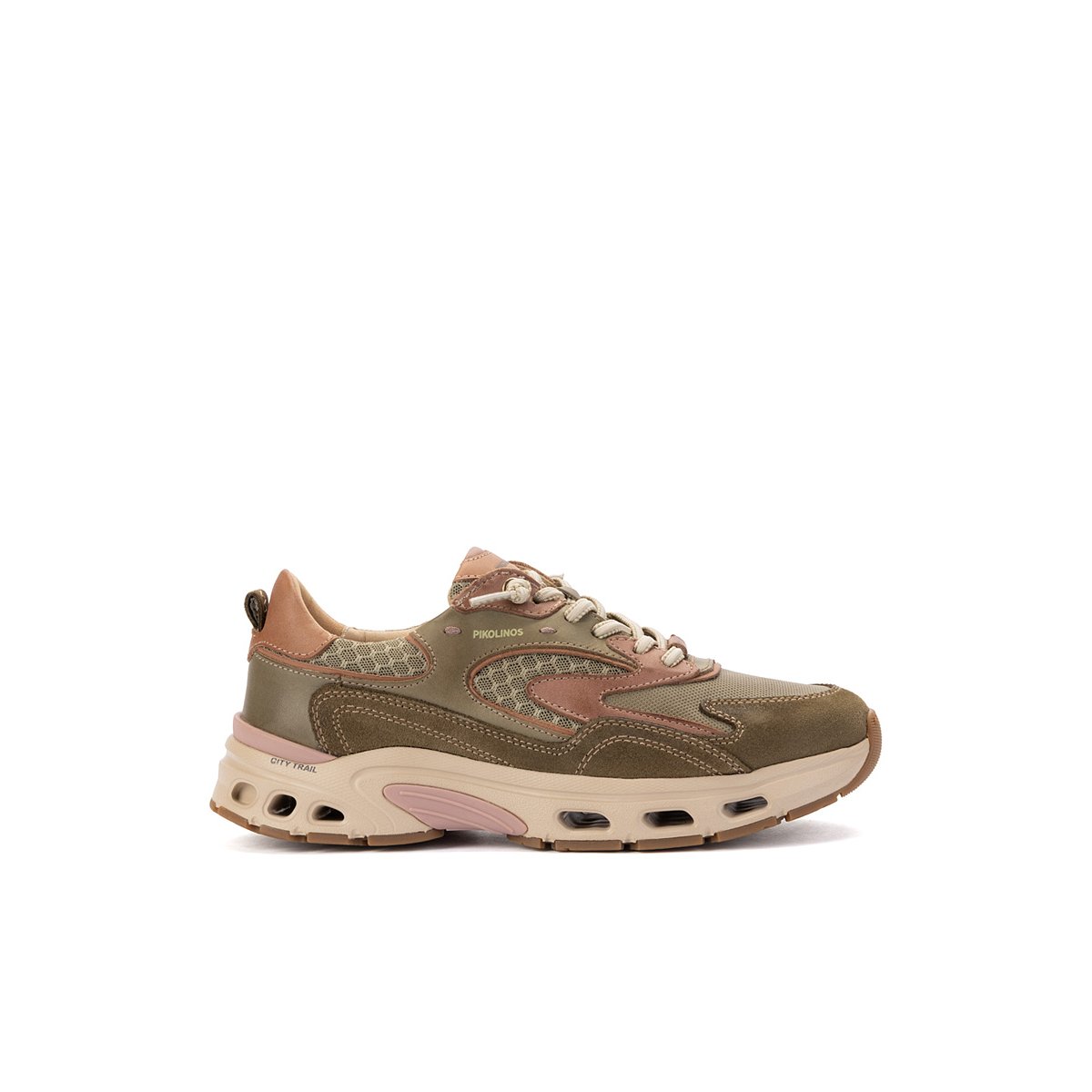 Baskets cuir Balerma sage, PIKOLINOS