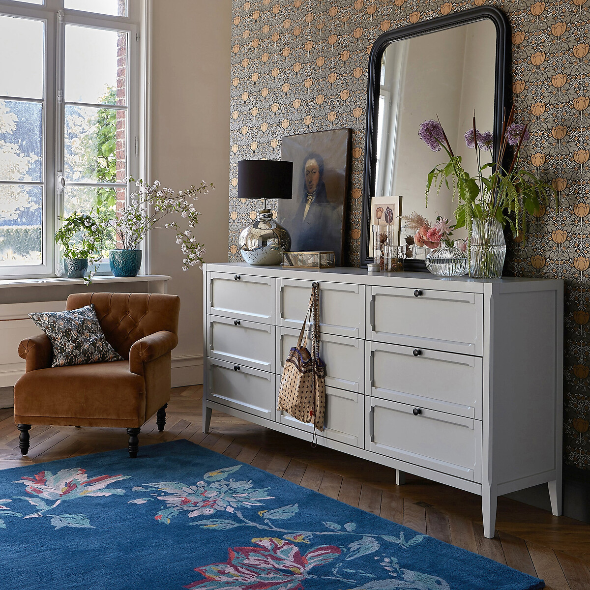 Commode 9 tiroirs, Eugénie gris, LA REDOUTE INTERIEURS