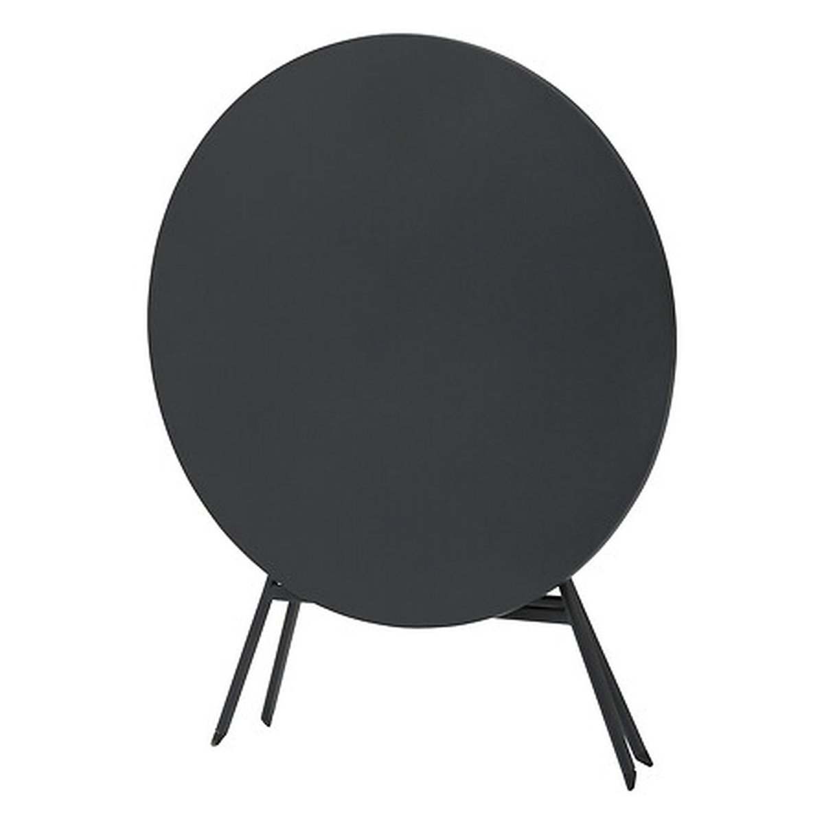 Table haute de jardin 2 places en aluminium TERZANO argile, HESPERIDE