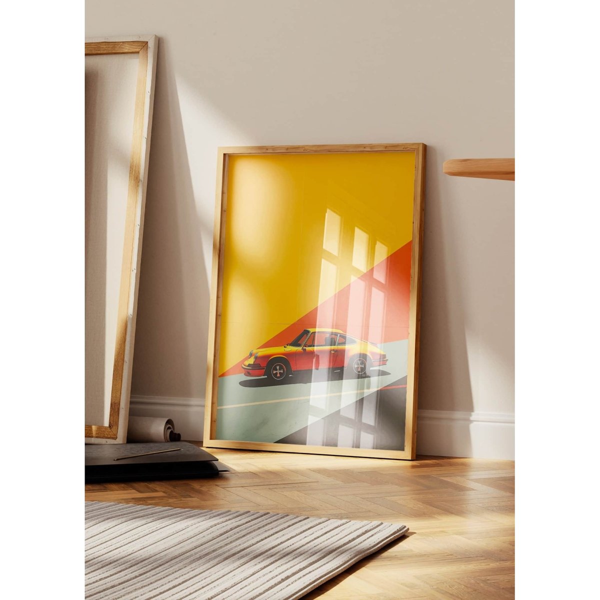 Affiche 911 minimaliste - Esprit classique blanc, L'AFFICHERIE