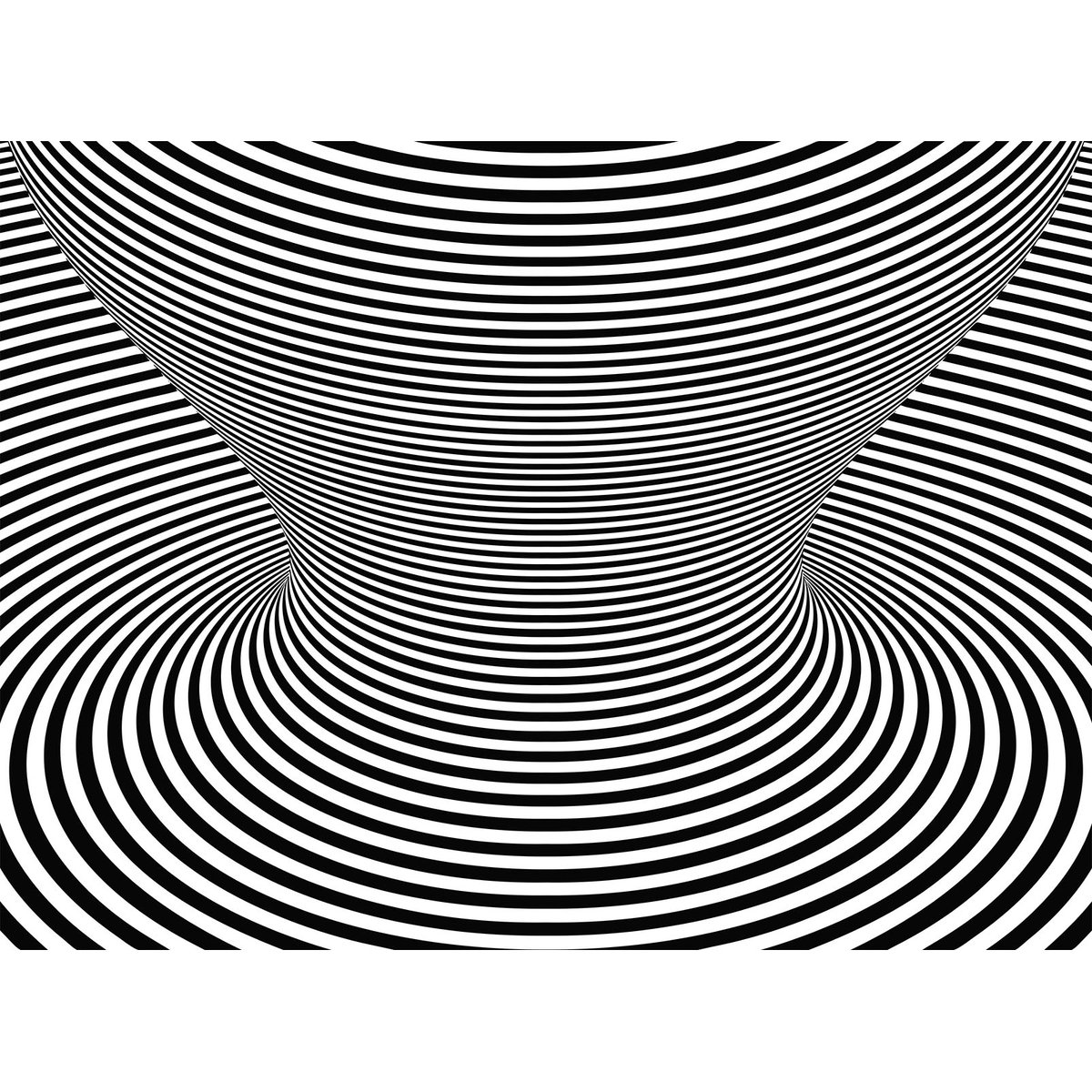 Papier peint optique 3d intissé, HEXOA