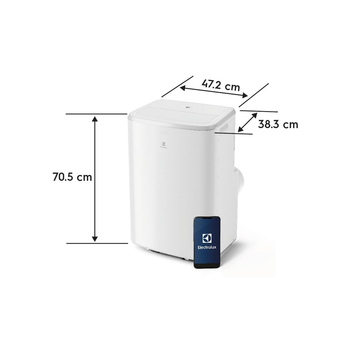 Climatiseur EXP26U339AW couleur unique, ELECTROLUX