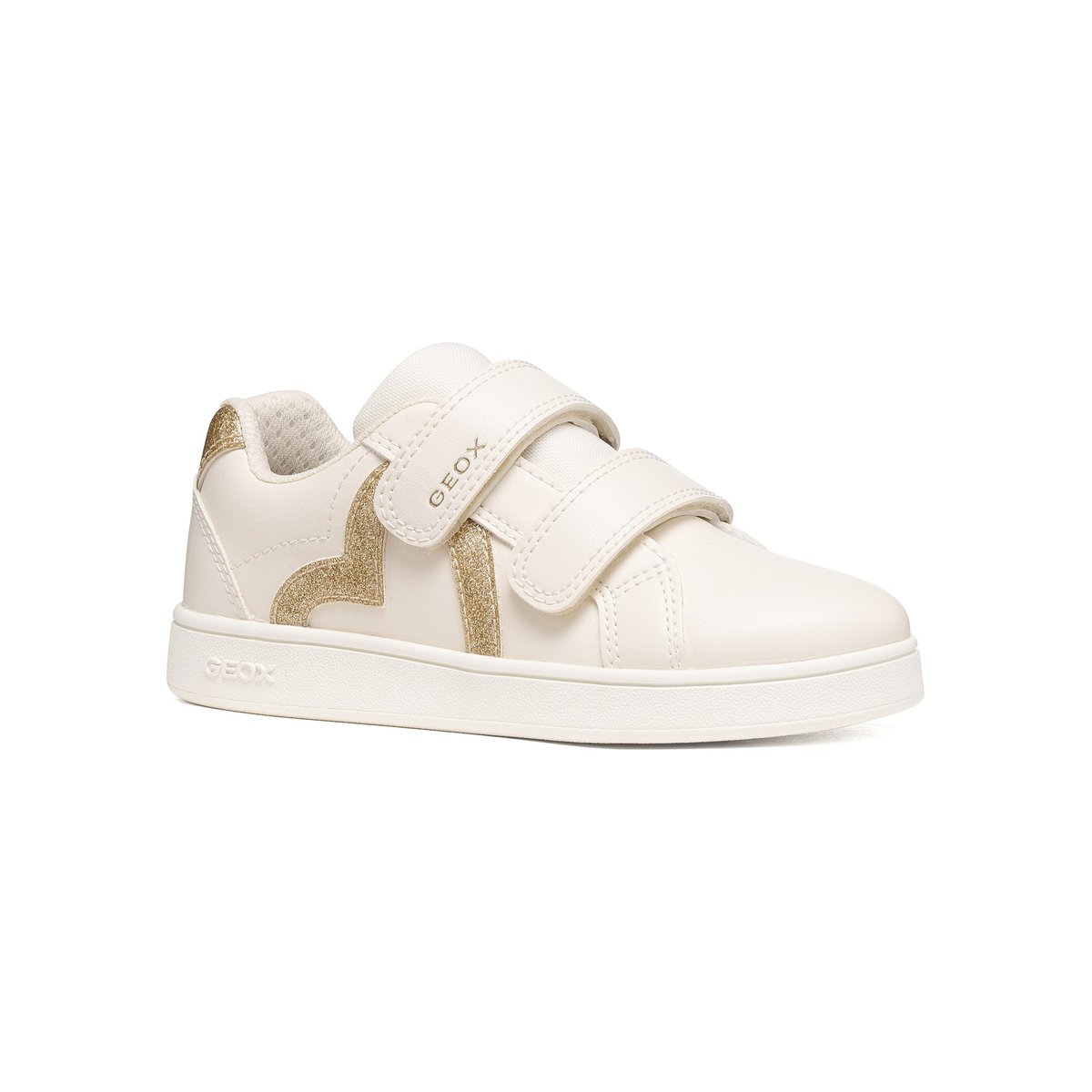 Baskets  J ECLYPER ivoire clair/or, GEOX