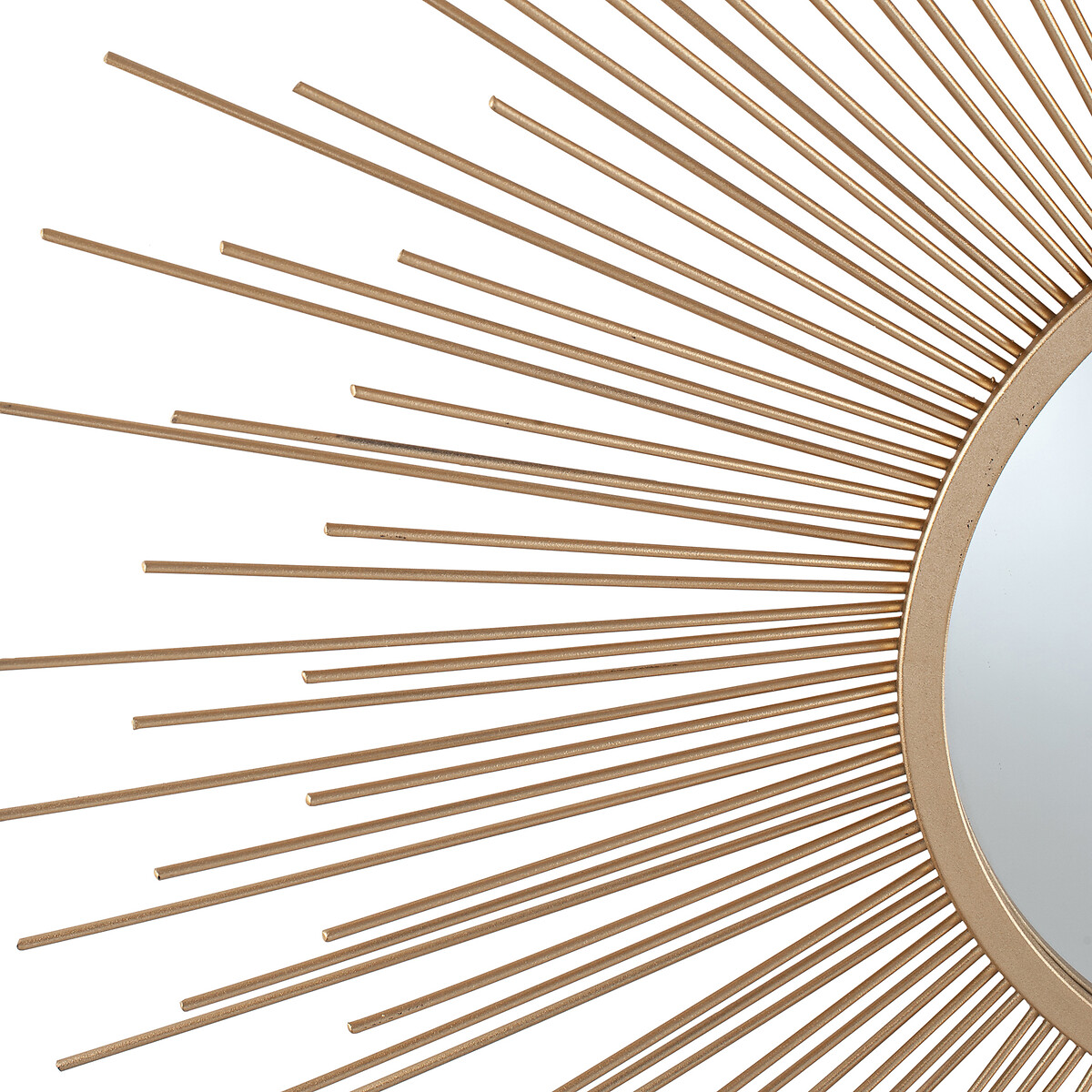 80cm Gold Starburst Round Wall Mirror gold-coloured, ÉDITÉ