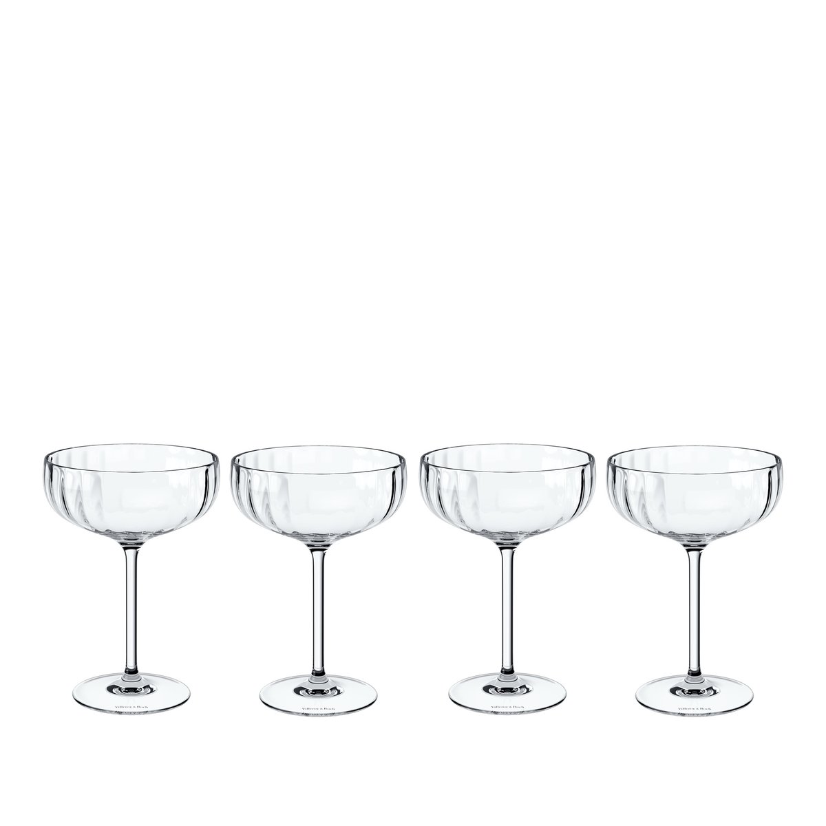Coupe À Mousseux Et Champagne, Set 4Pcs ROSE GARDEN couleur unique, VILLEROY & BOCH