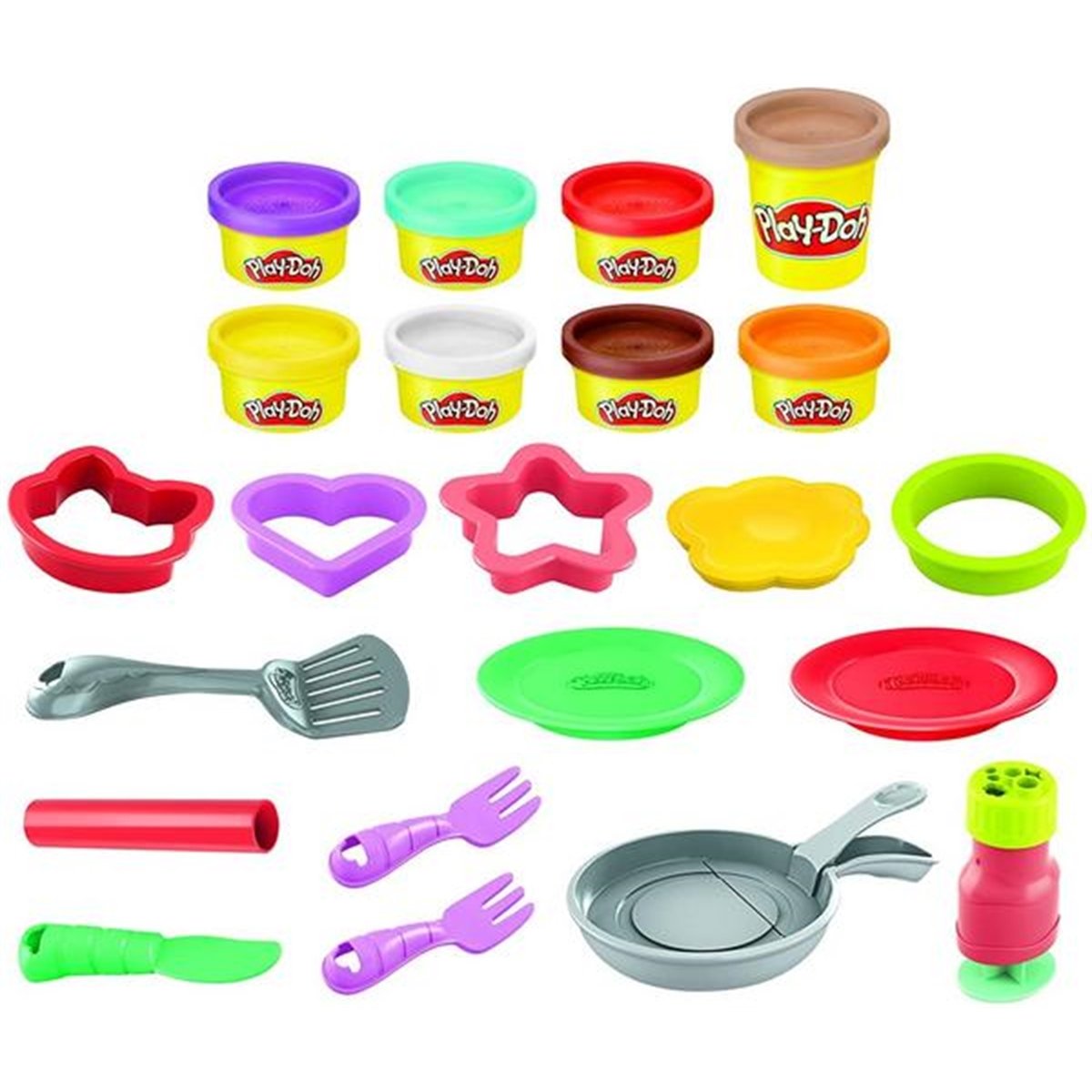 Play-Doh Kitchen Créations crêpes sautées multicolore, HASBRO