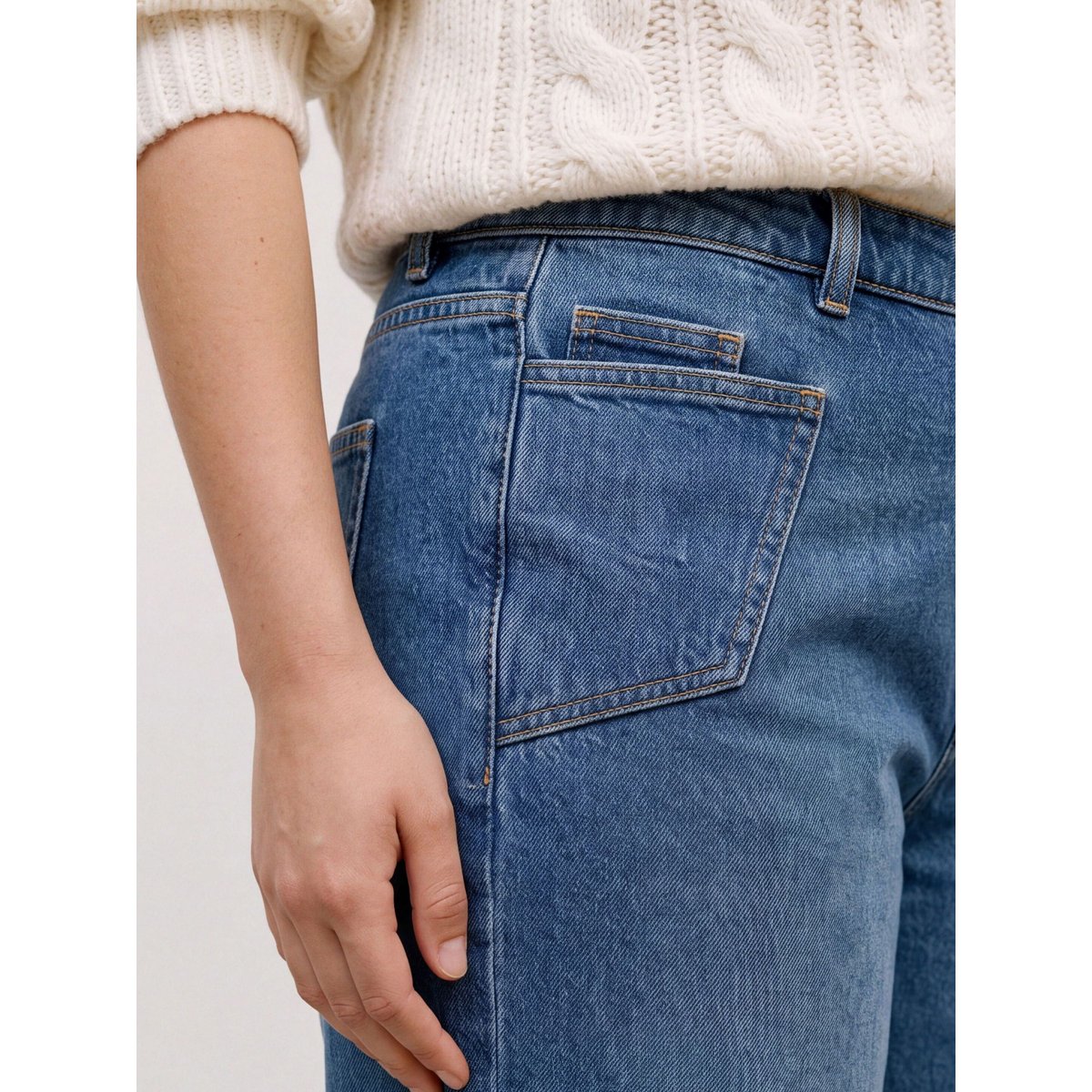 Jean Baggy Fit medium blue denim 1, VERO MODA