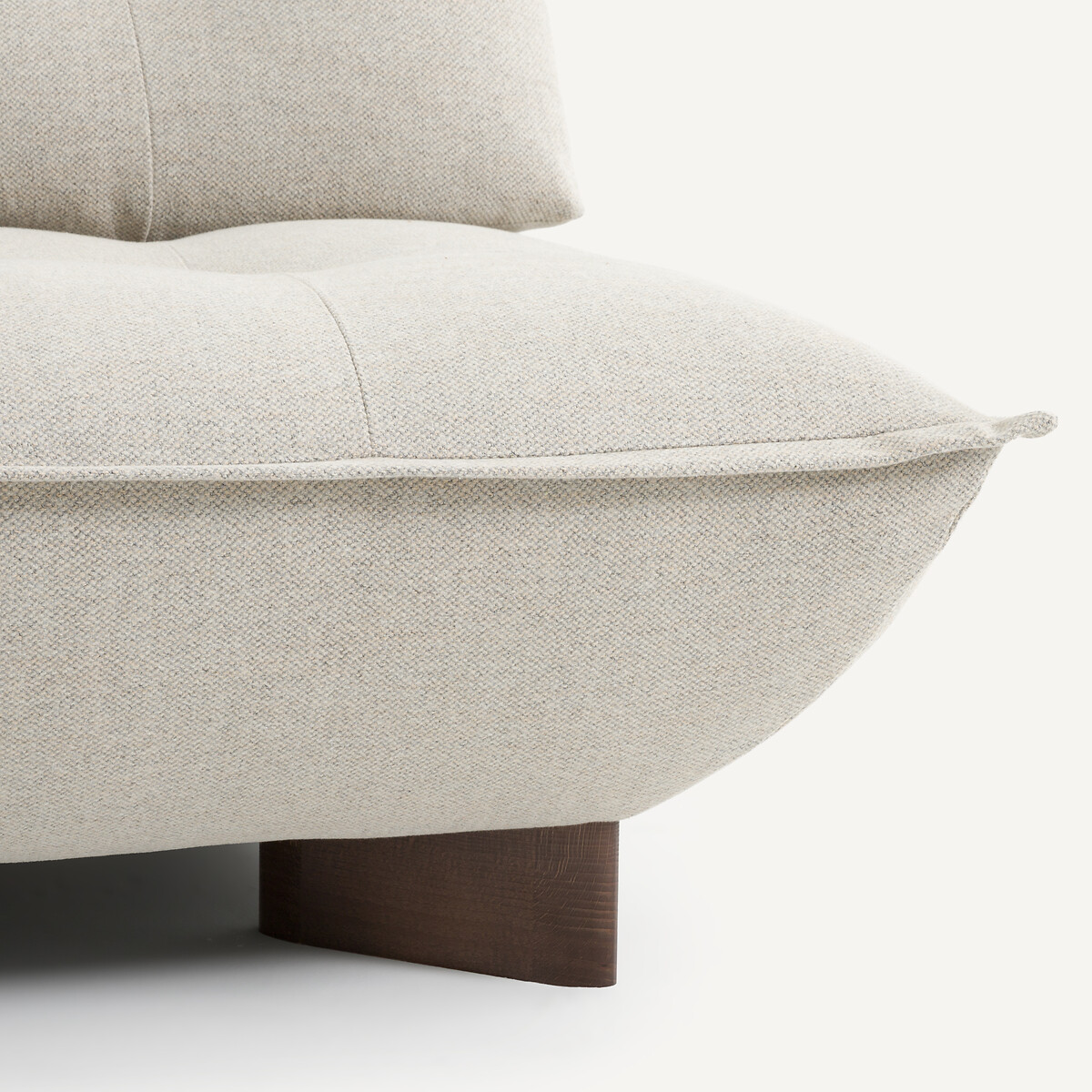 Banco modular en tweed, KAORI natural/gris claro, AM.PM
