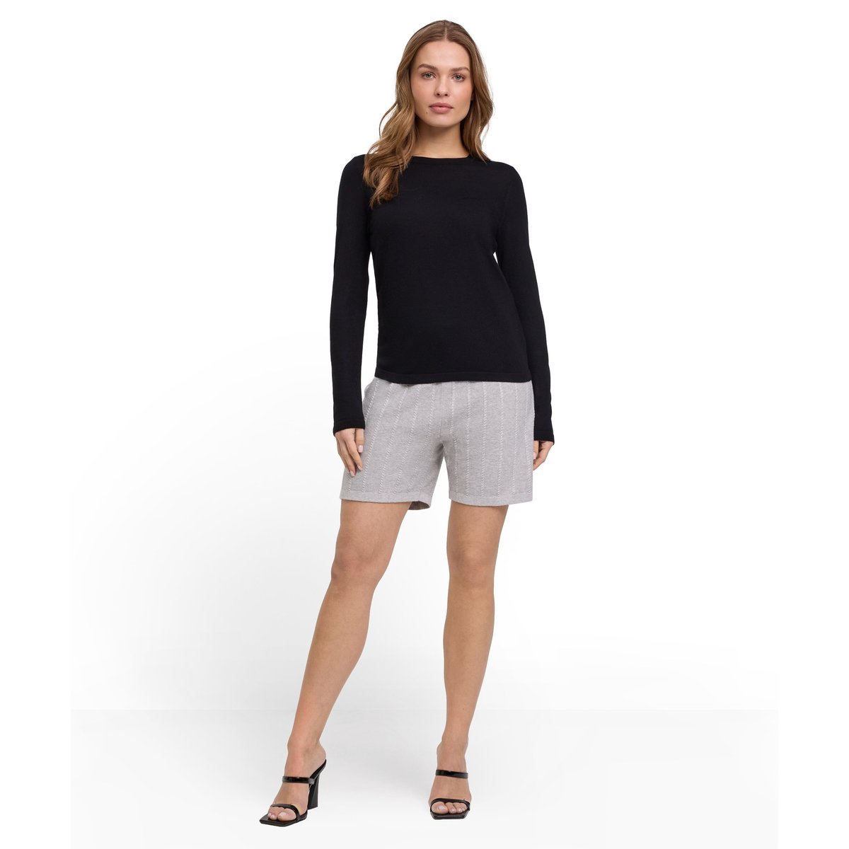 Pull-over Pure Merino Wool noir, FALKE