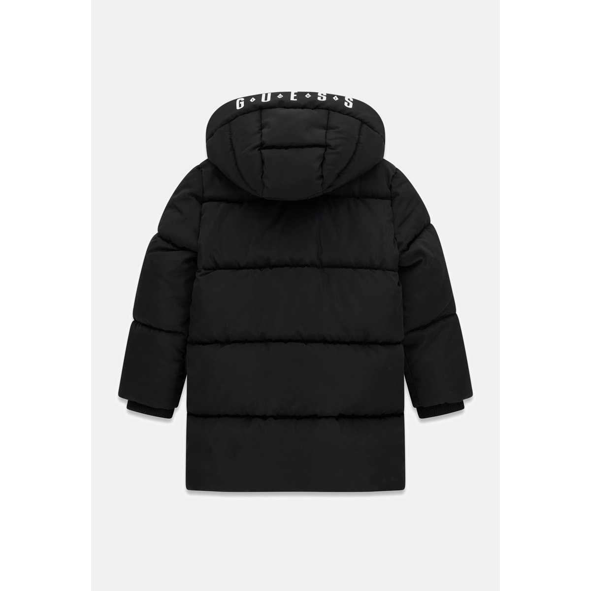 Doudoune Longue À Capuche noir, GUESS KIDS