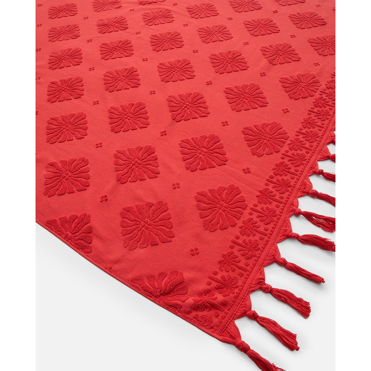 Serviette jumbo Mixed Jacquard rouge, RIP CURL