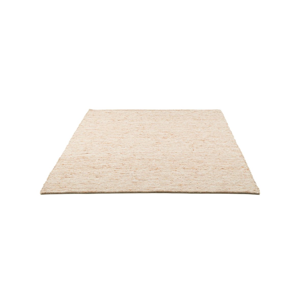 Tapis réversible en laine foulée - HOERNUM beige foncé, THEKO
