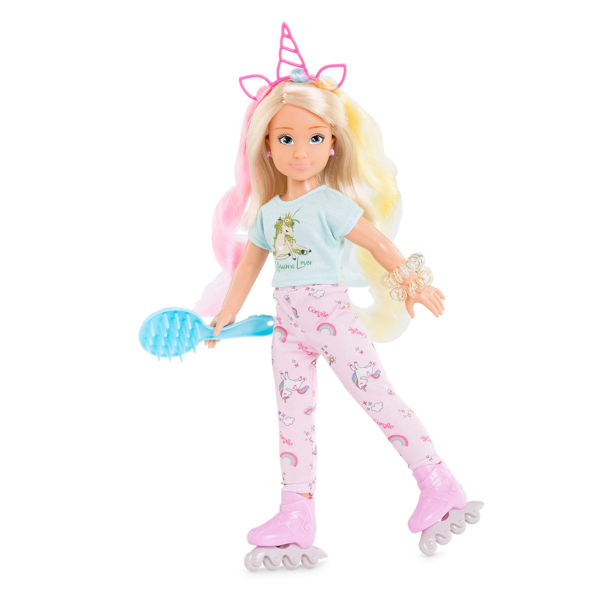 Ensemble Accessoires Coiffure Arc-en-ciel pour poupée Corolle Girls couleur unique, COROLLE
