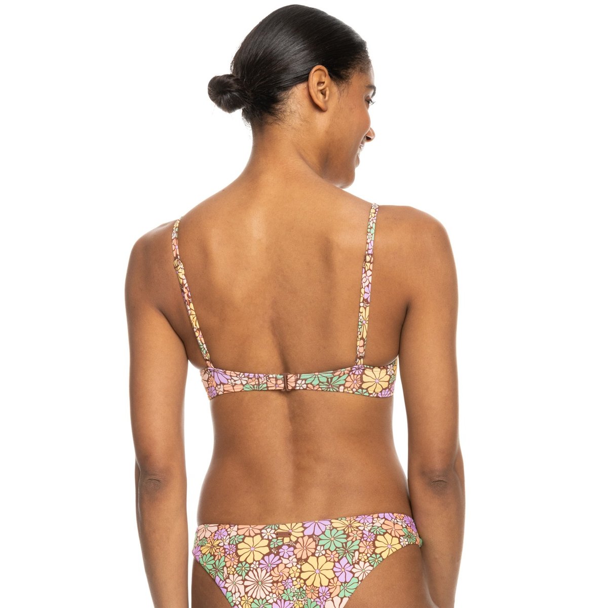 Haut de maillot à armatures ALL ABOUT SOL. marron root beer all about sol mini, ROXY