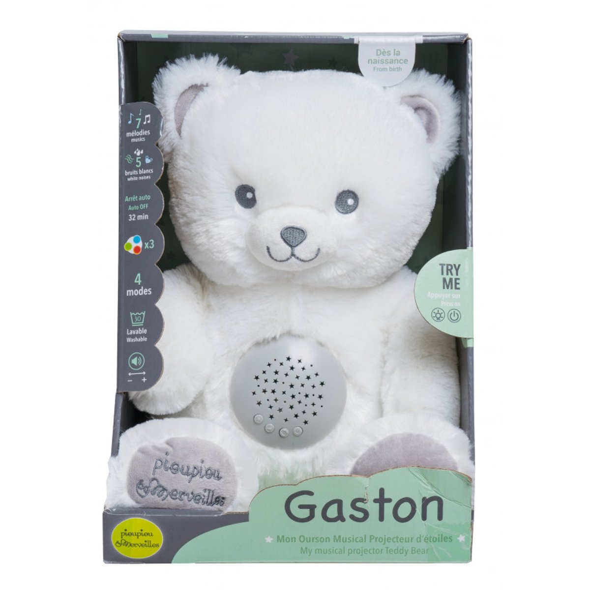 Gaston Ourson Musical blanc, PIOUPIOU ET MERVEILLES