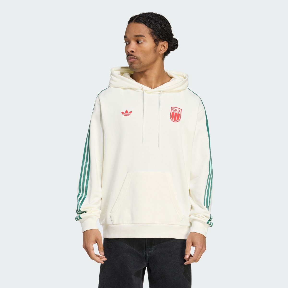 Sweat-Shirt À Capuche Italie (Non Genré) Sweat-Shirt À Capuche Italie (Non Genré) off white, adidas Originals