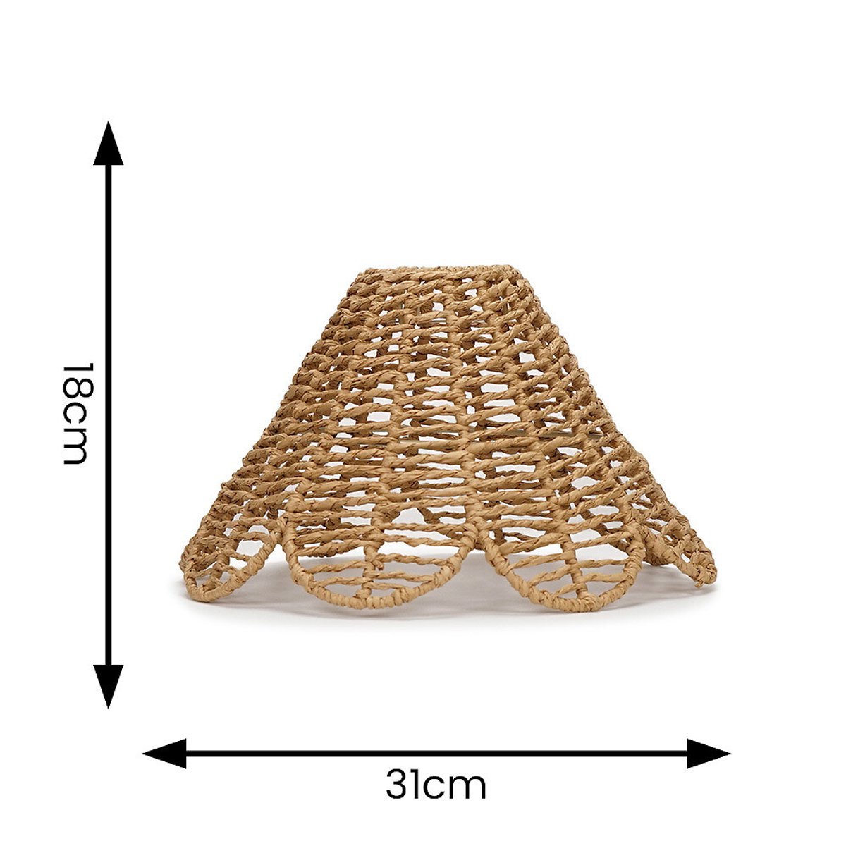 Velma Natural Rattan Flower Pendant Shade natural, SO'HOME
