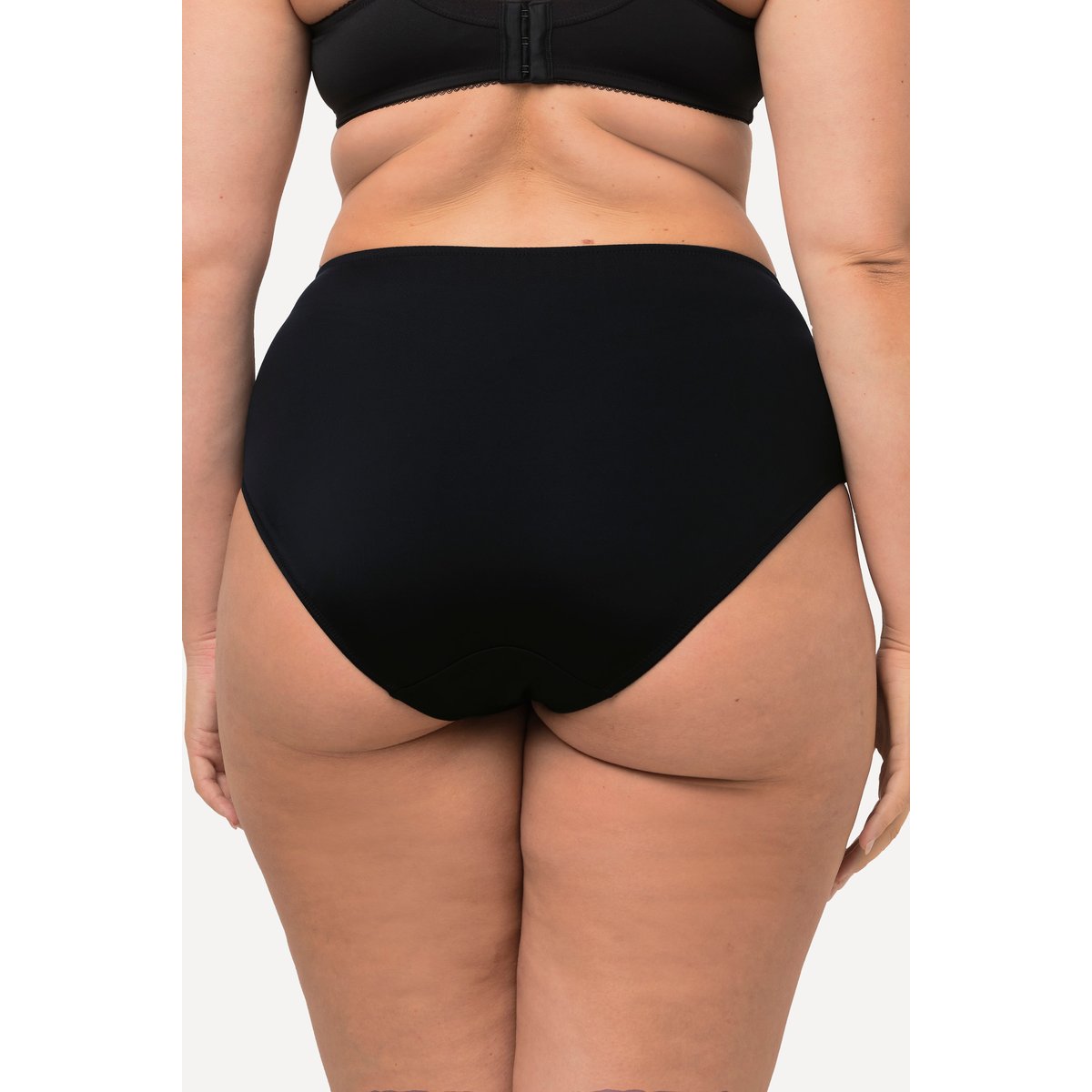 Culottes midi en microfibre, lot de 2 noir, ULLA POPKEN