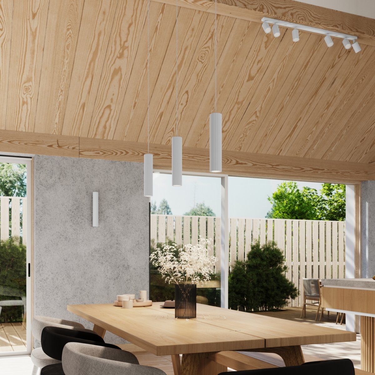 Applique Aluminium Blanc GU10 2 Karbon 20 blanc, EDEN
