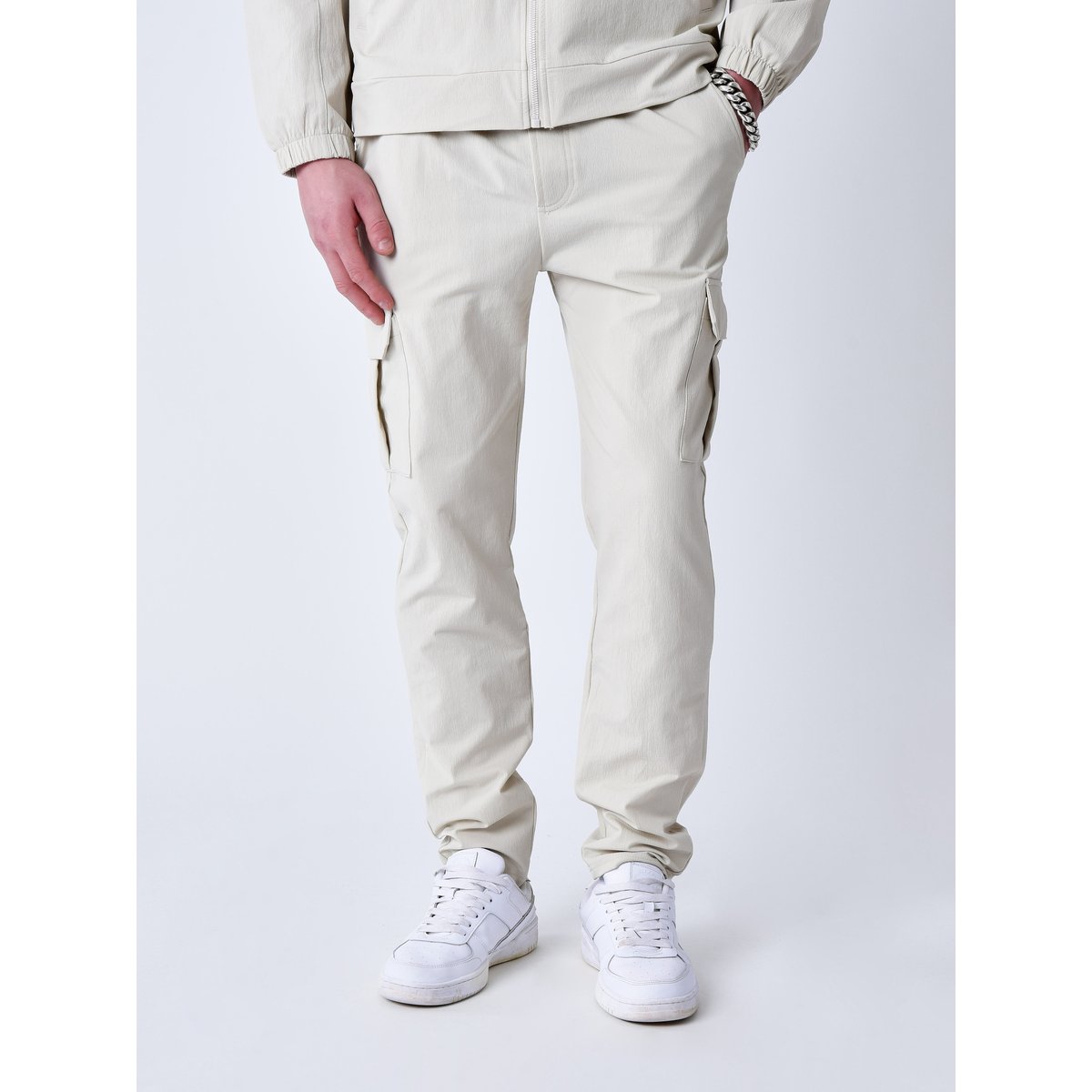 Cargo workwear avec passants greige, PROJECT X