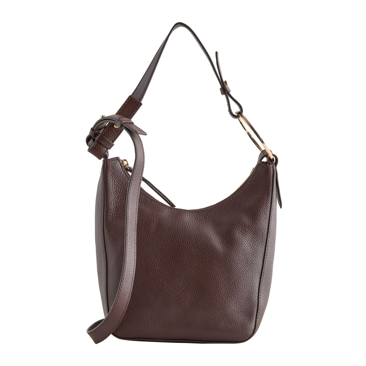 Sac bourse avec éléments en métal marron chocolat, NEXT