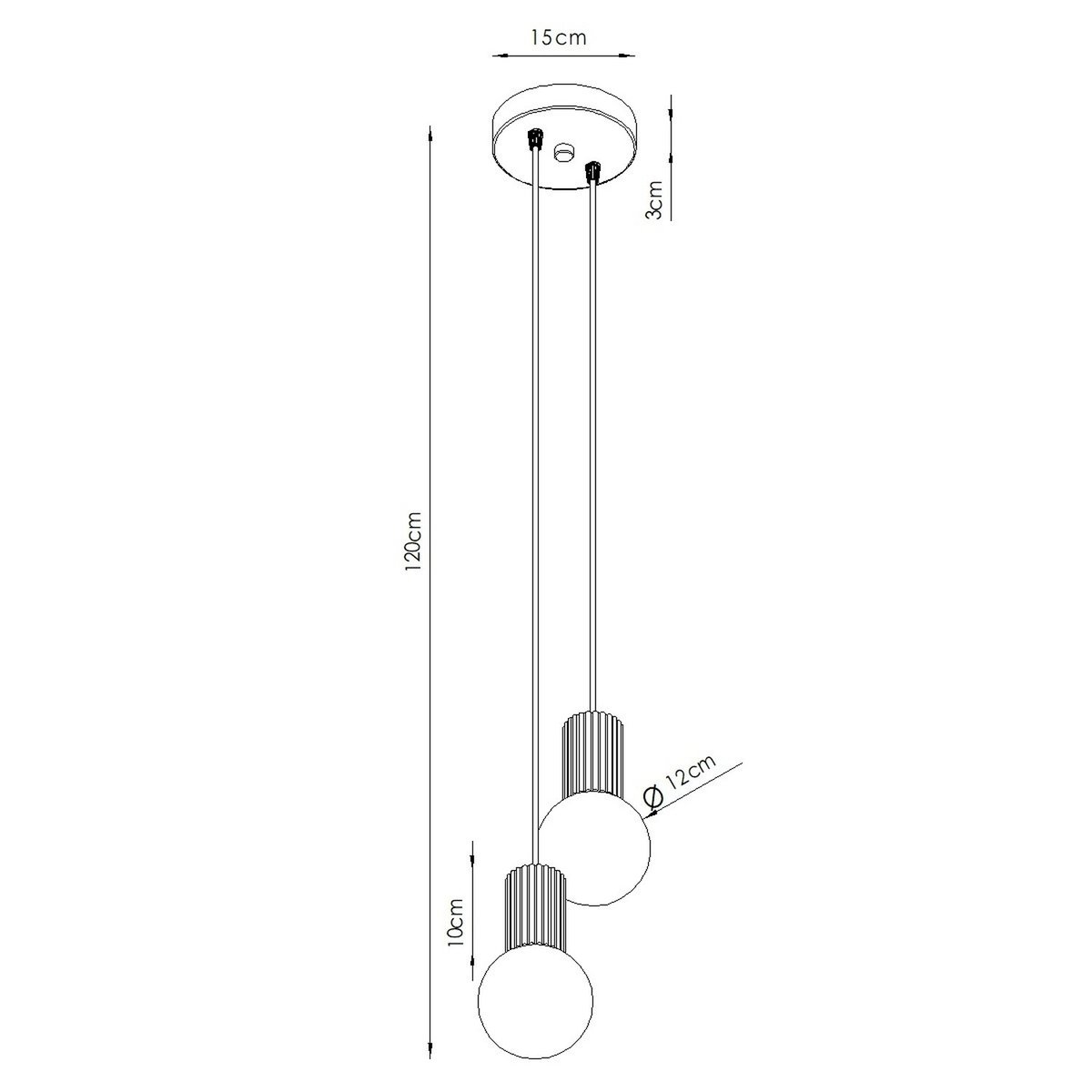 Suspension Aluminium Outremer G9 2 Halo outremer, EDEN