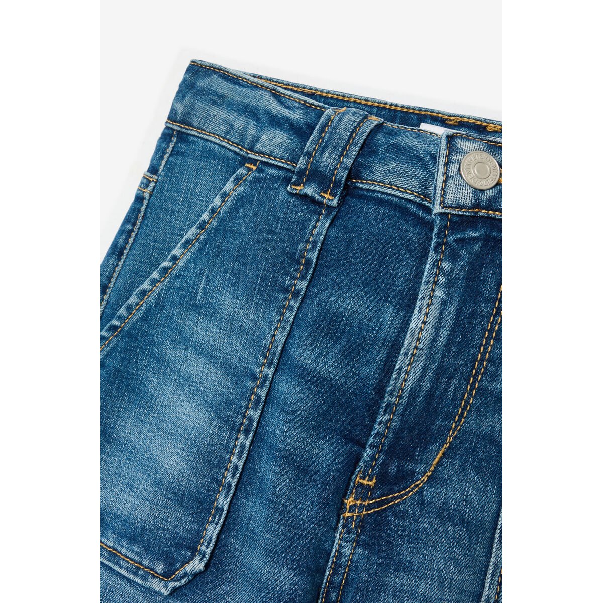 Jeans flare, longueur 34 blue, LE TEMPS DES CERISES