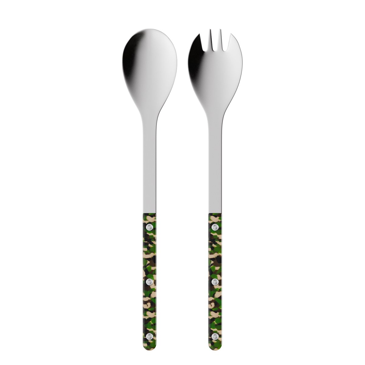 Couverts à salade, Bistrot Camouflage couleur unique, SABRE