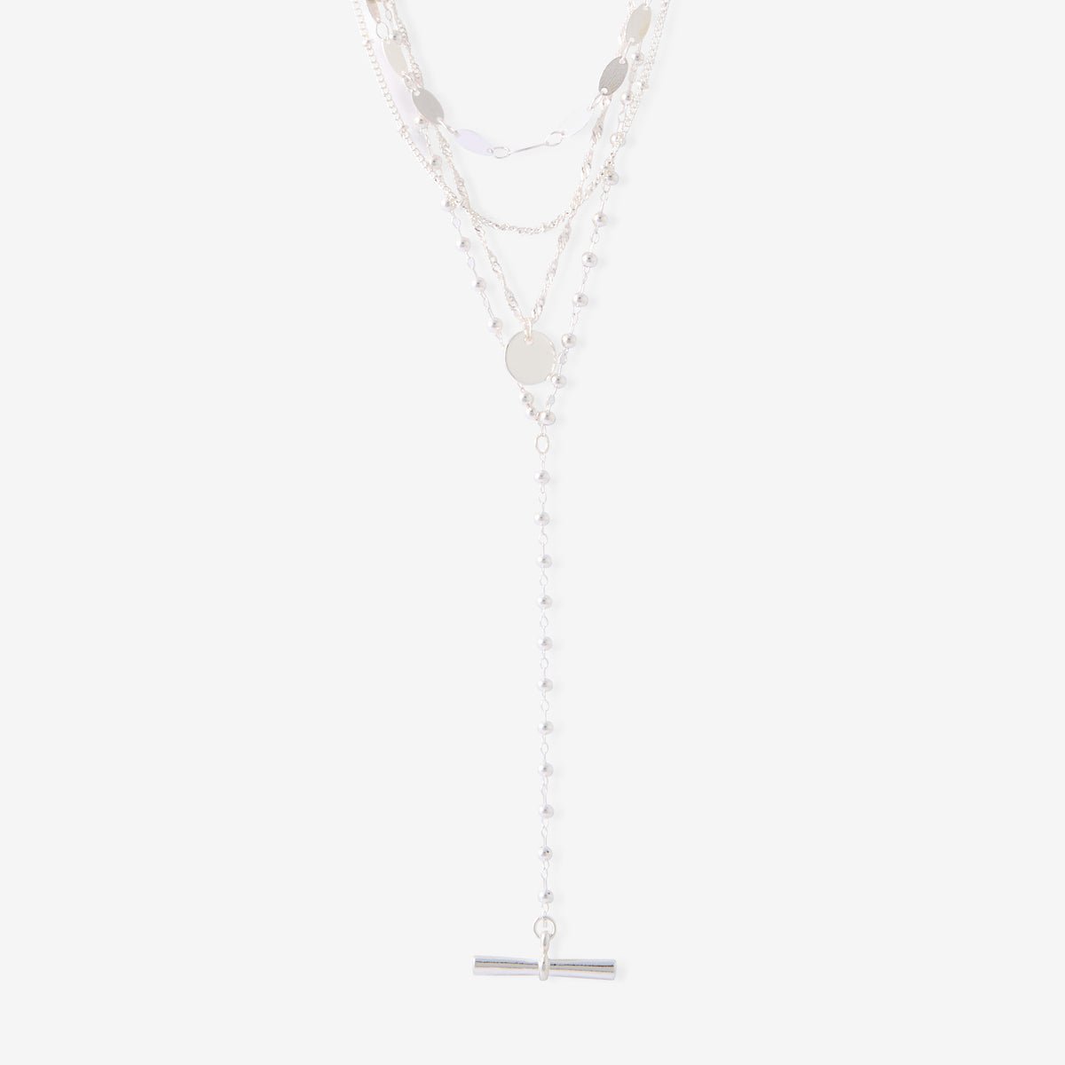 Collier 4 rangs en métal argenté argenté, BALABOOSTE