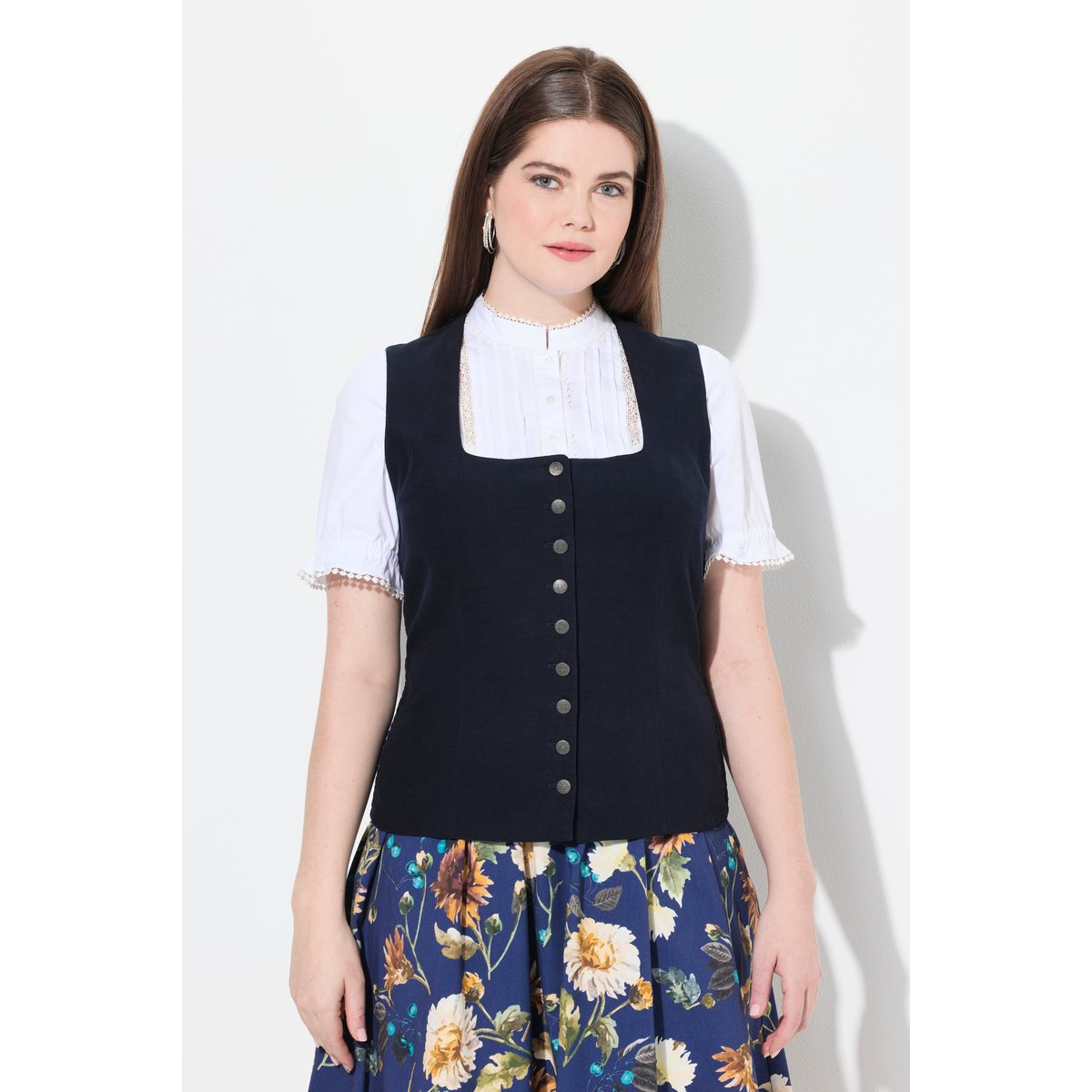 Bustier inspiré du costume traditionnel marine, ULLA POPKEN
