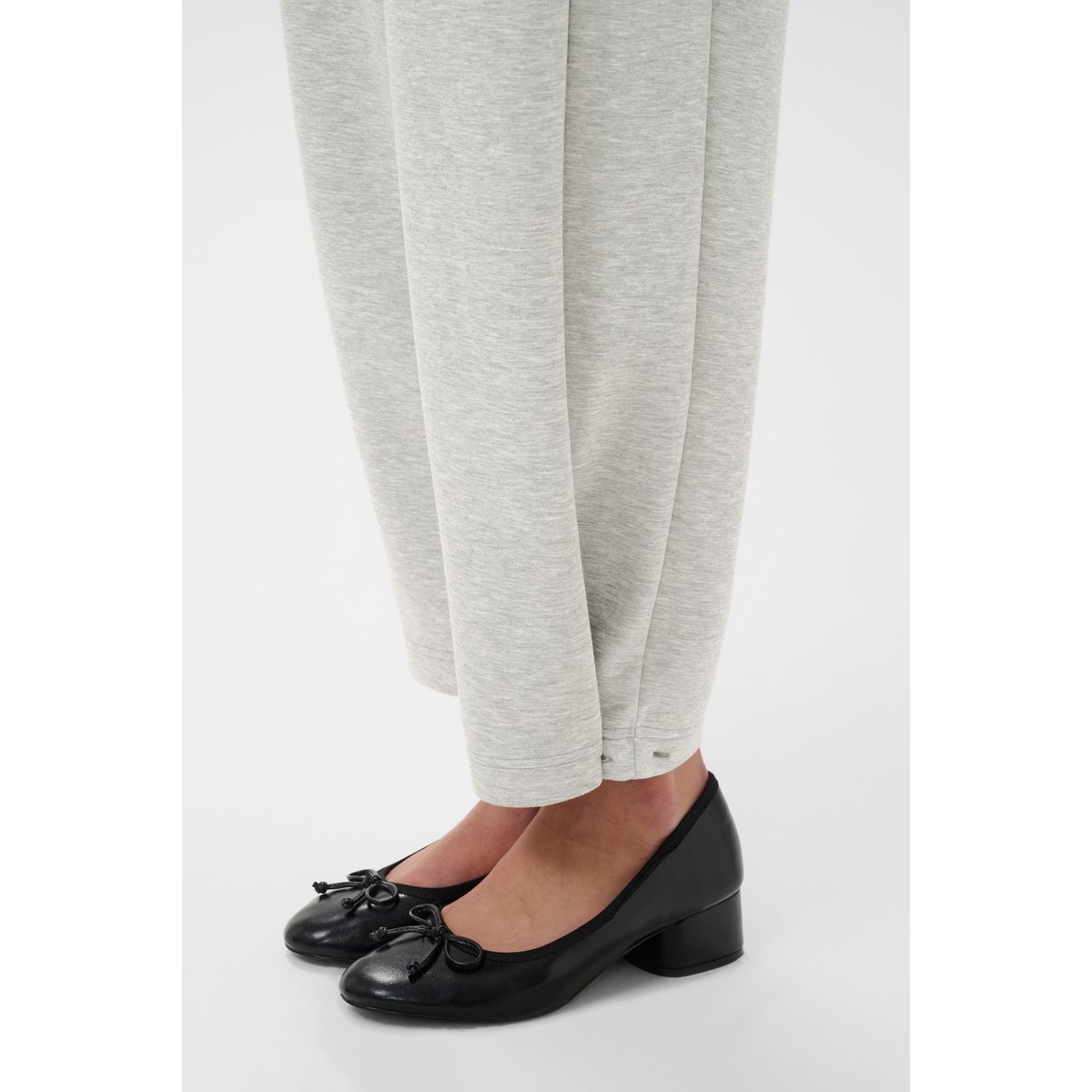 Pantalon casual gris light grey melange, CULTURE