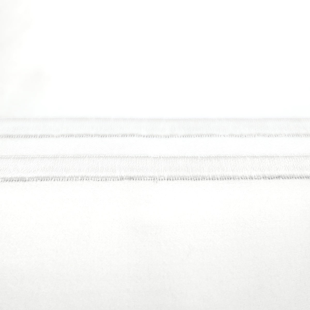 Parure satin de coton égyptien 320 fils - Taies rectangulaires blanc CAP FERRAT blanc, COTTON & CO
